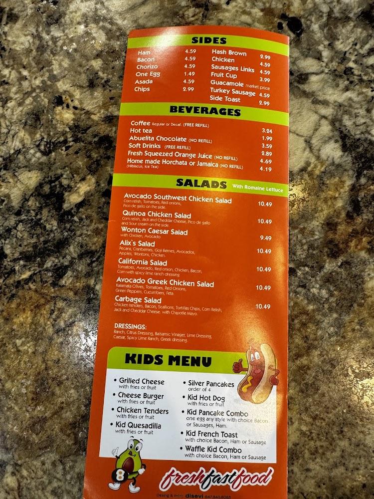 Avocado Express Menu image 3